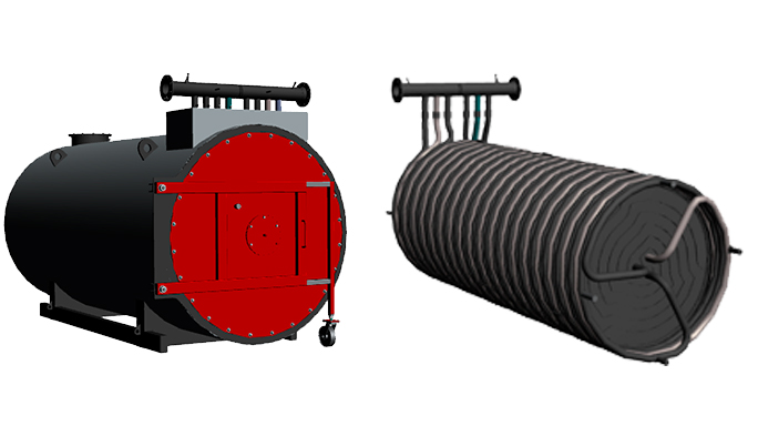 ساختار یک بویلر روغن داغ